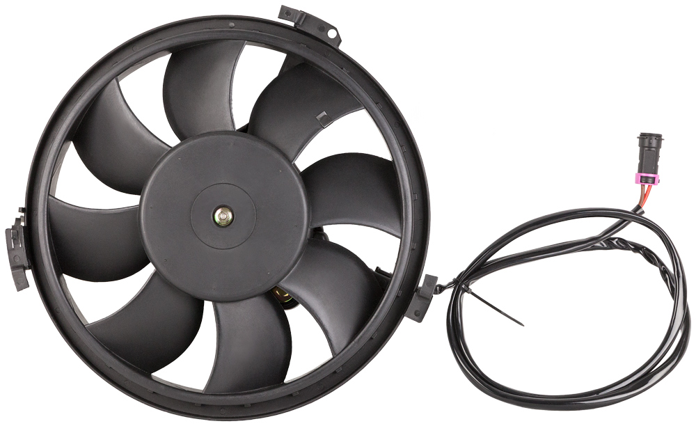 New 2001 Audi A4 Car Radiator Fan 1.8L Models with Round Plug - Valeo Design