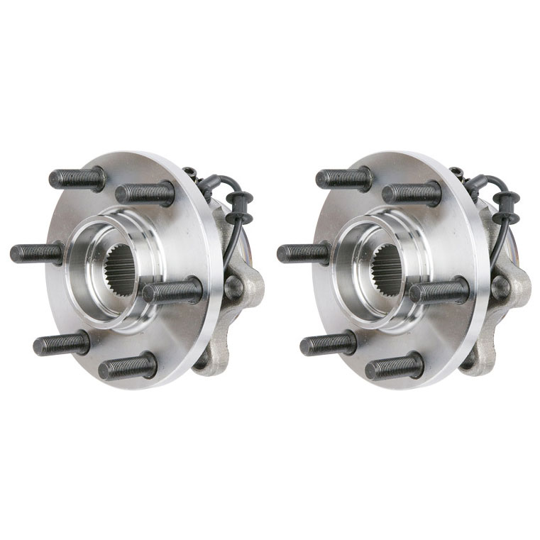 New 2005 Nissan Pathfinder Wheel Hub Assembly Kit - Front Pair Pair of Front Hubs - 4WD Models
