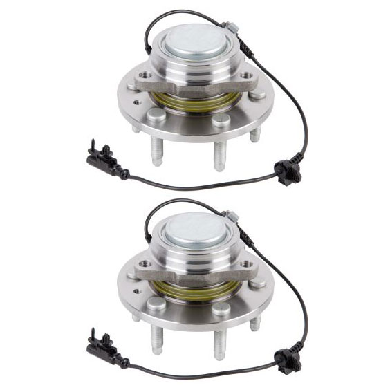 New 2011 Chevrolet Pick-up Truck Wheel Hub Assembly Kit - Front Pair Pair of Front Hubs - 1500 Models with Rear Wheel Drive