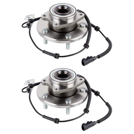 New 2011 Chrysler Town and Country Wheel Hub Assembly Kit - Front Pair Pair of Front Hubs - All Models