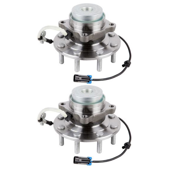 New 2009 GMC Savana 3500 Wheel Hub Assembly Kit - Front Pair Pair of Front Hubs - RWD Models [Over 9600 GVWR]