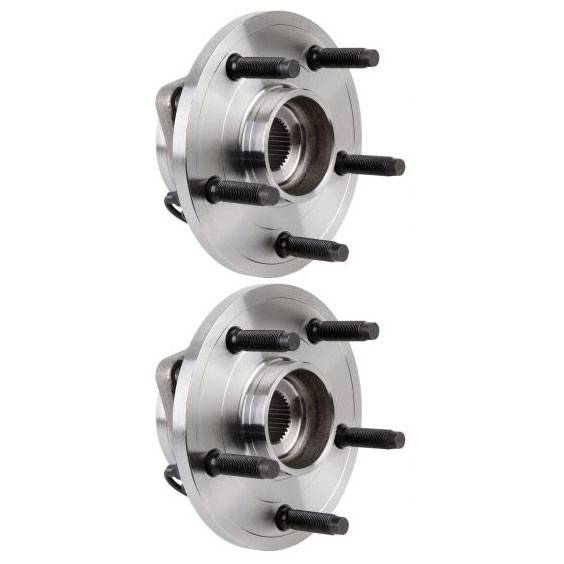 New 2008 Dodge Durango Wheel Hub Assembly Kit - Front Pair Pair of Front Hubs- All Models