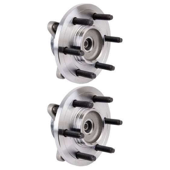New 2007 Ford Expedition Wheel Hub Assembly Kit - Front Pair Pair of Front Hubs- All Four Wheel Drive Models