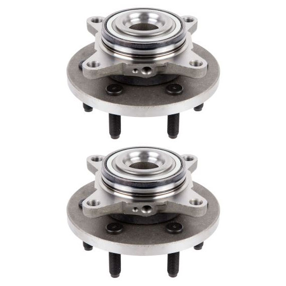 New 2007 Ford Expedition Wheel Hub Assembly Kit - Front Pair Pair of Front Hubs- All Rear Wheel Drive Models