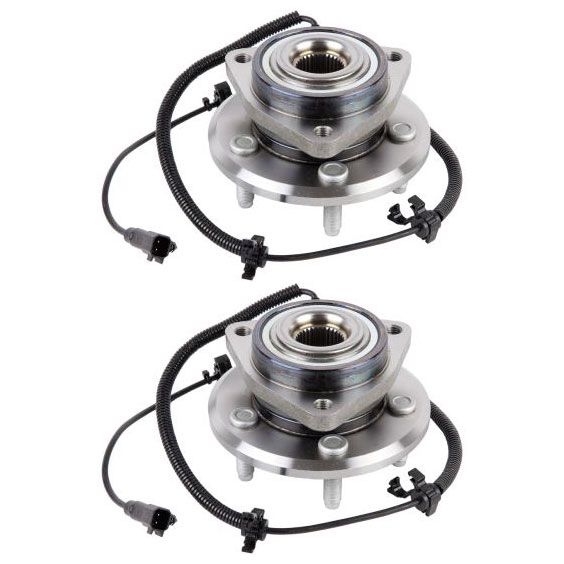 New 2008 Jeep Liberty Wheel Hub Assembly Kit - Front Pair Pair of Front Hubs- All Models