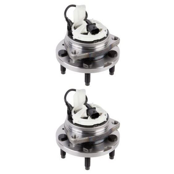 New 2009 Pontiac Solstice Wheel Hub Assembly Kit - Front Pair Pair of Front Hubs- 4 Wheel ABS Models