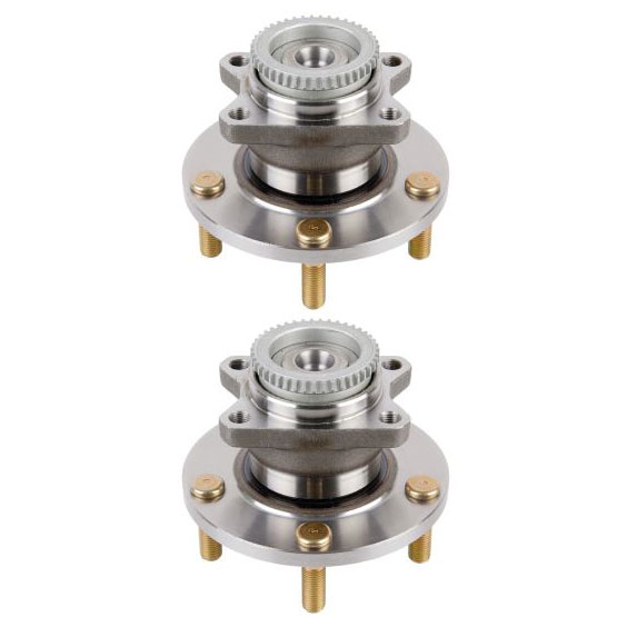 New 2007 Mitsubishi Eclipse Wheel Hub Assembly Kit - Rear Pair Pair of Rear Hubs - Models with ABS