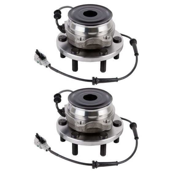 New 2008 Nissan Frontier Wheel Hub Assembly Kit - Front Pair Pair of Front Hubs - RWD Models