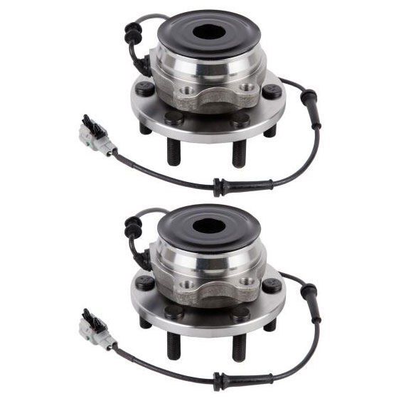 New 2006 Nissan Xterra Wheel Hub Assembly Kit - Front Pair Pair of Front Hubs - RWD Models