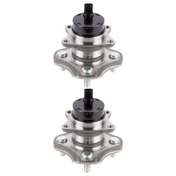 New 2000 Toyota Echo Wheel Hub Assembly Kit - Rear Pair Pair of Rear Hubs - Models with ABS From Production Date 08/99