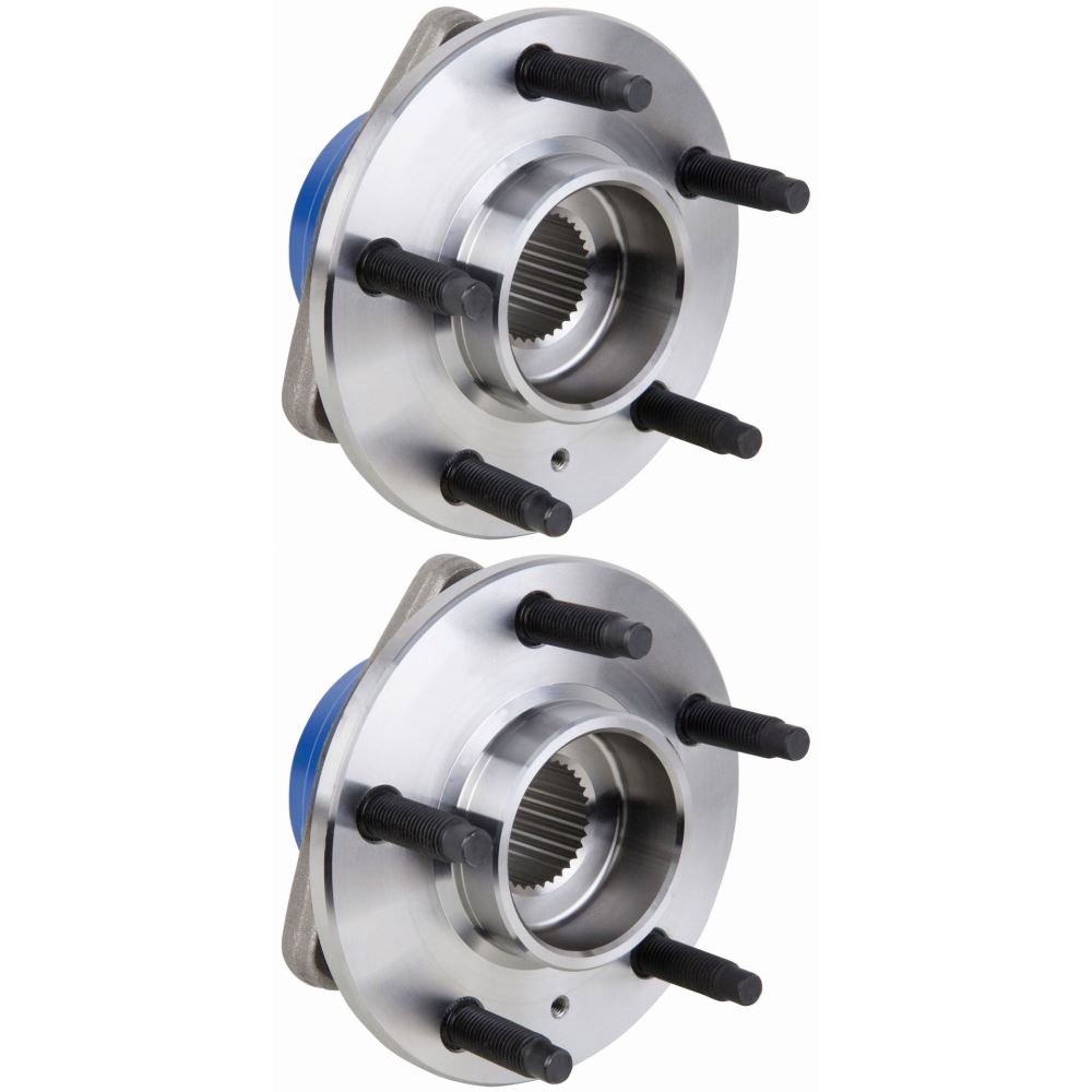 New 2003 Pontiac Aztek Wheel Hub Assembly Kit - Front Pair Pair of Front Hubs - 2WD Models without ABS