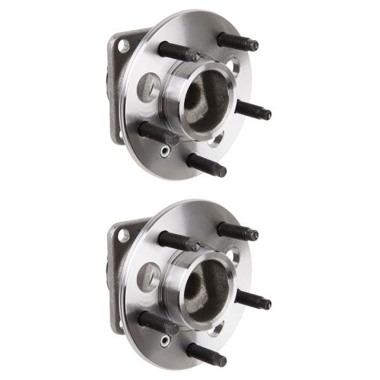 New 2001 Cadillac Deville Wheel Hub Assembly Kit - Rear Pair Pair of Rear Hubs - FWD Models without H.D. Brakes