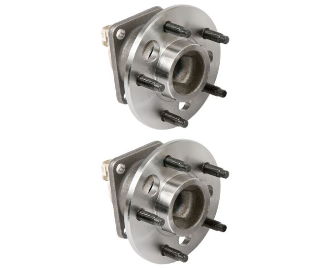 New 1997 Pontiac Trans Sport Wheel Hub Assembly Kit - Rear Pair Pair of Rear Hubs - Drum Brakes with ABS