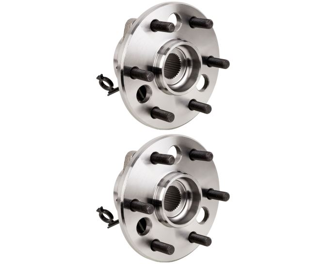 New 1995 Chevrolet Tahoe Wheel Hub Assembly Kit - Front Pair Pair of Front Hubs - 4WD Models - 6 Stud Hub