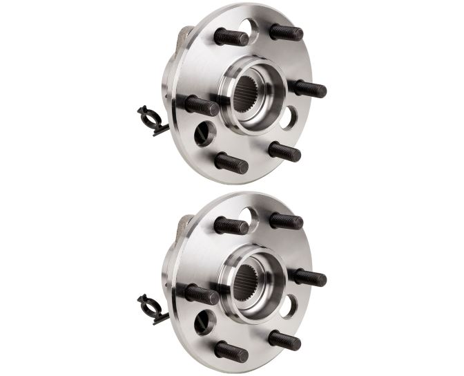 New 1997 Chevrolet Suburban Wheel Hub Assembly Kit - Front Pair Pair of Front Hubs - 4WD 1500 Models - 6 Stud Hub