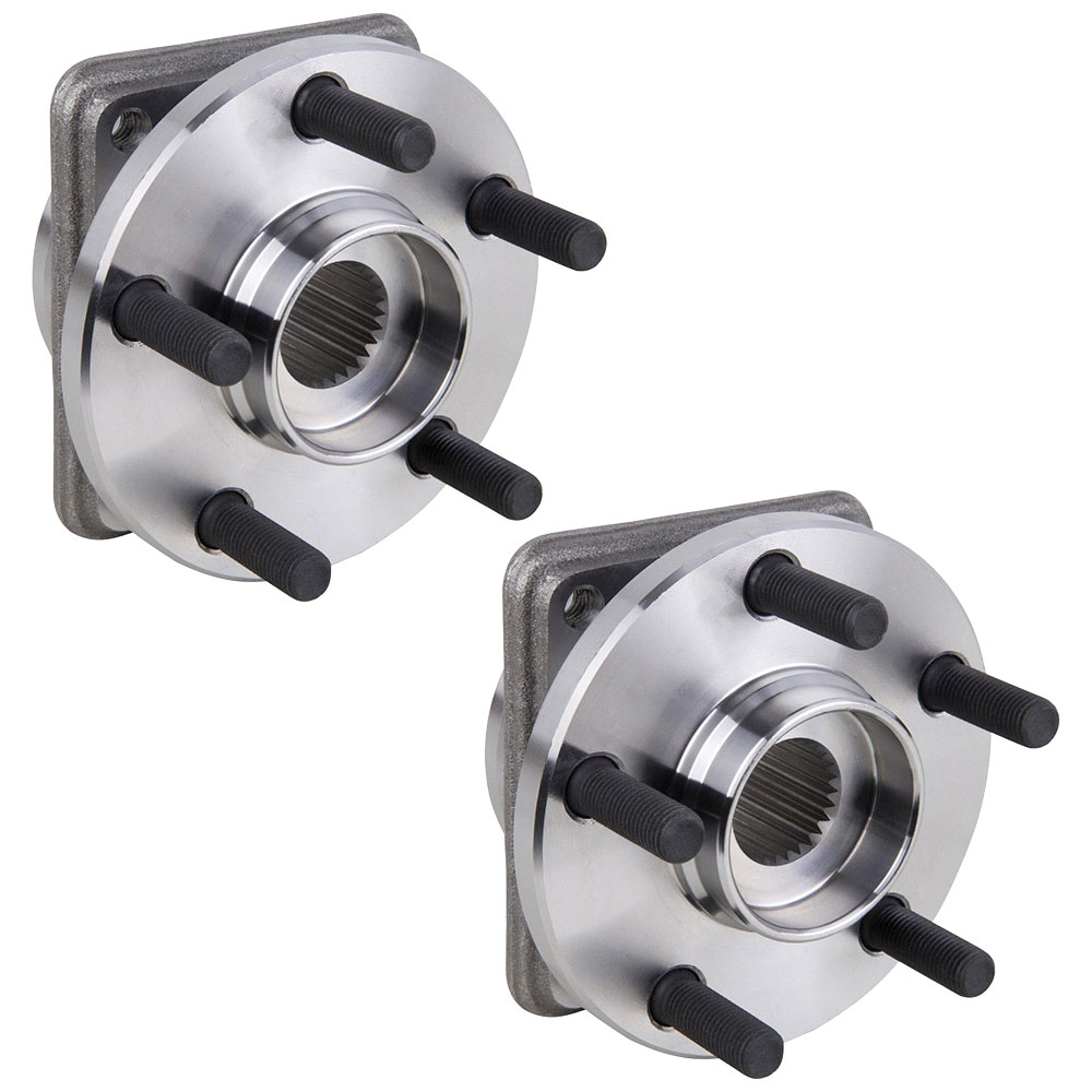 New 1991 Dodge Dynasty Wheel Hub Assembly Kit - Front Pair Pair of Front Hubs - All Models