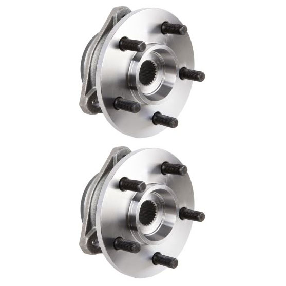 New 1994 Jeep Cherokee Wheel Hub Assembly Kit - Front Pair Pair of Front Hubs - 2WD with Composite Disc