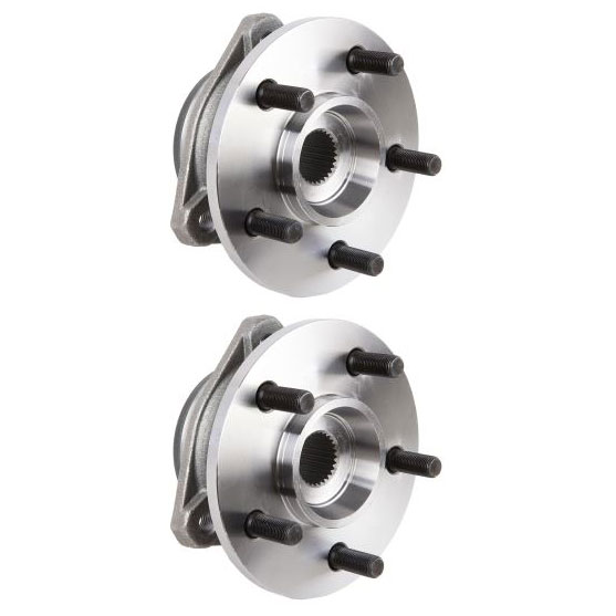 New 1997 Jeep Cherokee Wheel Hub Assembly Kit - Front Pair Pair of Front Hubs - 2WD with Composite Disc
