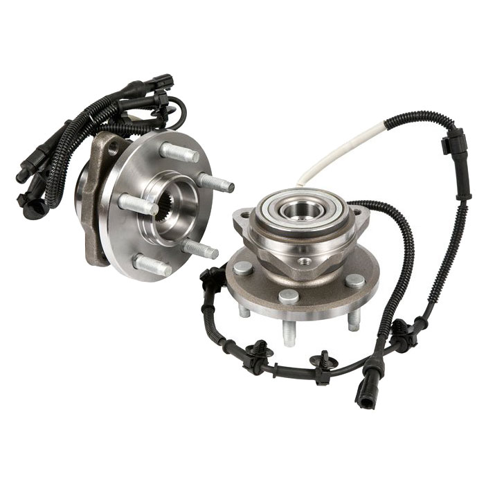 New 2001 Mazda B-Series Truck Wheel Hub Assembly Kit - Front Pair Pair of Front Hubs - 4WD with 4 wheel ABS