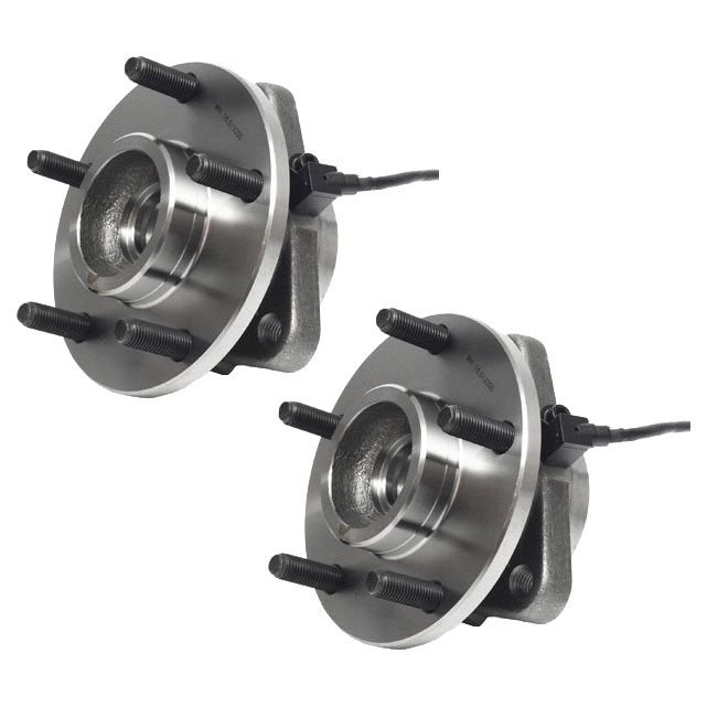 New 2002 Chevrolet Blazer S-10 Wheel Hub Assembly Kit - Front Pair Pair of Front Hubs - All 2WD Models