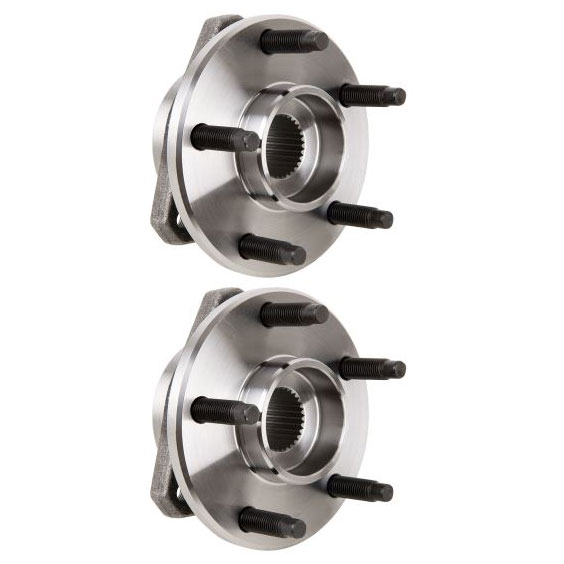 New 2007 Pontiac G6 Wheel Hub Assembly Kit - Front Pair Pair of Front Hubs - FWD Non-ABS Models
