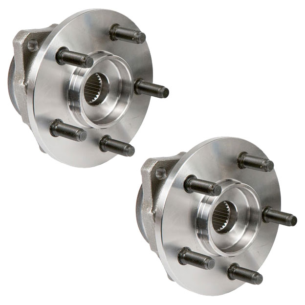 New 2005 Jeep Liberty Wheel Hub Assembly Kit - Front Pair Pair of Front Hubs - Models without ABS