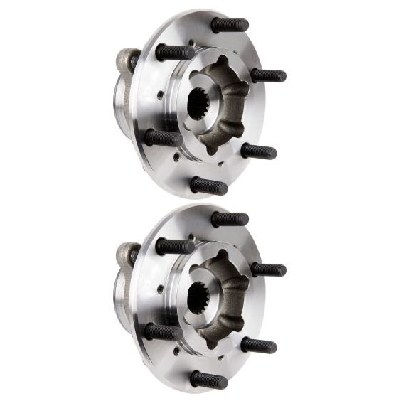 New 2004 Isuzu Rodeo Wheel Hub Assembly Kit - Front Pair Pair of Front Hubs - 4WD Models