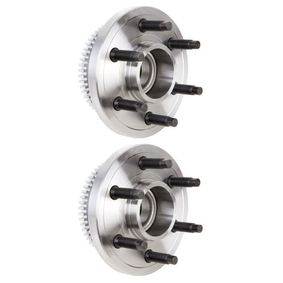 New 2002 Dodge Dakota Wheel Hub Assembly Kit - Front Pair Pair of Front Hubs - 2WD Models with 4 Wheel ABS