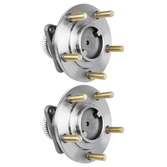 New 2002 Mitsubishi Diamante Wheel Hub Assembly Kit - Rear Pair Pair of Rear Hubs - Models with ABS