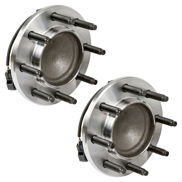 New 2004 Dodge Ram Trucks Wheel Hub Assembly Kit - Front Pair Pair of Front Hubs - 3500 Models - 2WD