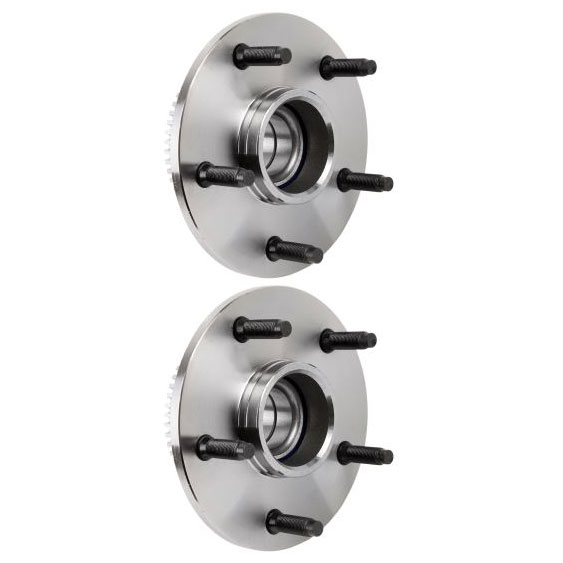 New 2001 Dodge Ram Trucks Wheel Hub Assembly Kit - Front Pair Pair of Front Hubs - 1500 Models - 2WD