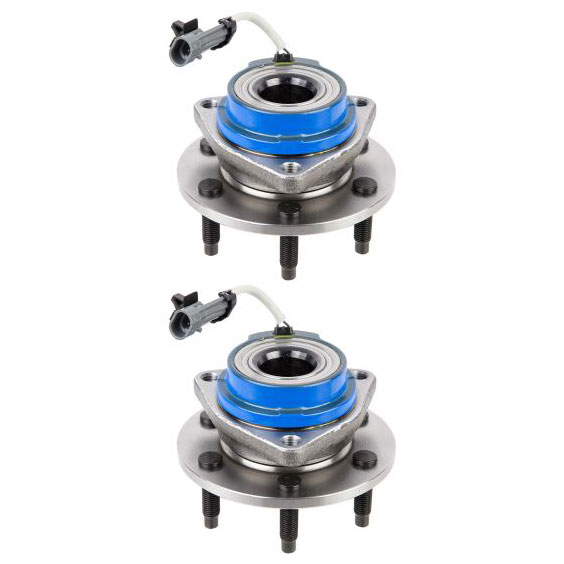 New 2011 Cadillac STS Wheel Hub Assembly Kit - Front Pair Pair of Front Hubs - 4WD Models with 6 stud hub