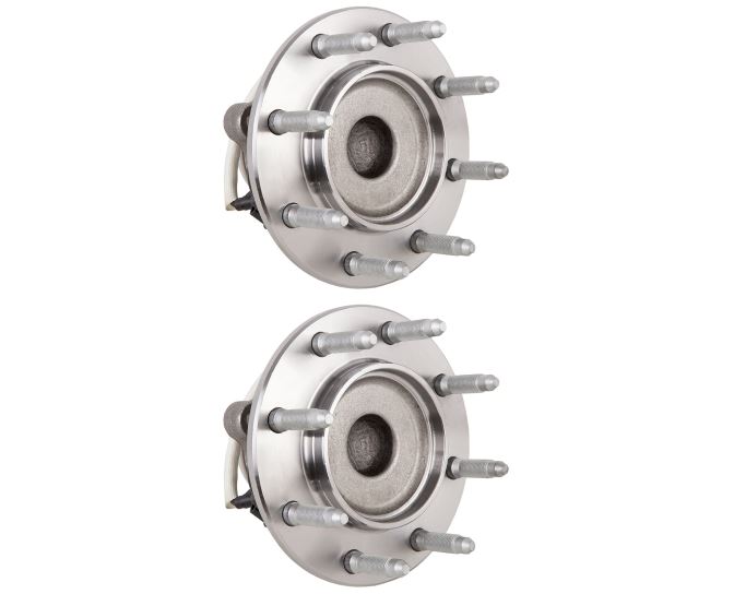New 2004 Chevrolet Express Van Wheel Hub Assembly Kit - Front Pair Pair of Front Hubs - 2WD 3500 Models [Under 9600 lbs Gross Vehicle Weight]