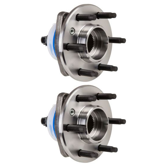 New 2006 Buick Terraza Wheel Hub Assembly Kit - Front Pair Pair of Front Hubs - 2WD with 6 studs