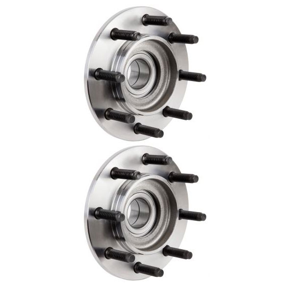 New 2000 Dodge Ram Trucks Wheel Hub Assembly Kit - Front Pair Pair of Front Hubs - 3500 Models - 2WD - Independent Front Axle