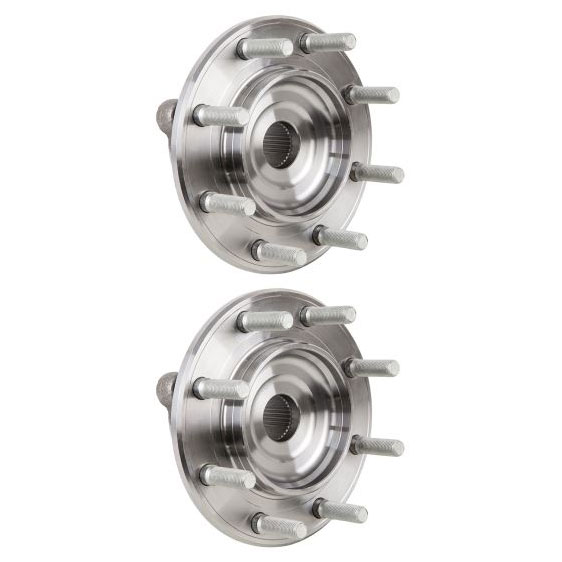 New 2003 GMC Pick-up Truck Wheel Hub Assembly Kit - Front Pair Pair of Front Hubs - 3500 Models with 4 Wheel Drive