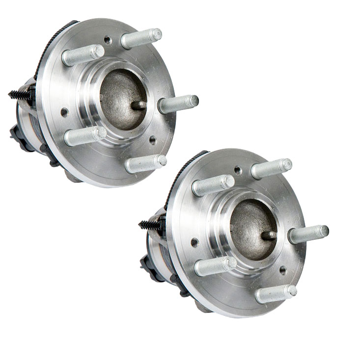 New 2002 Lincoln LS Wheel Hub Assembly Kit - Front Pair Pair of Front Hubs - Base Models