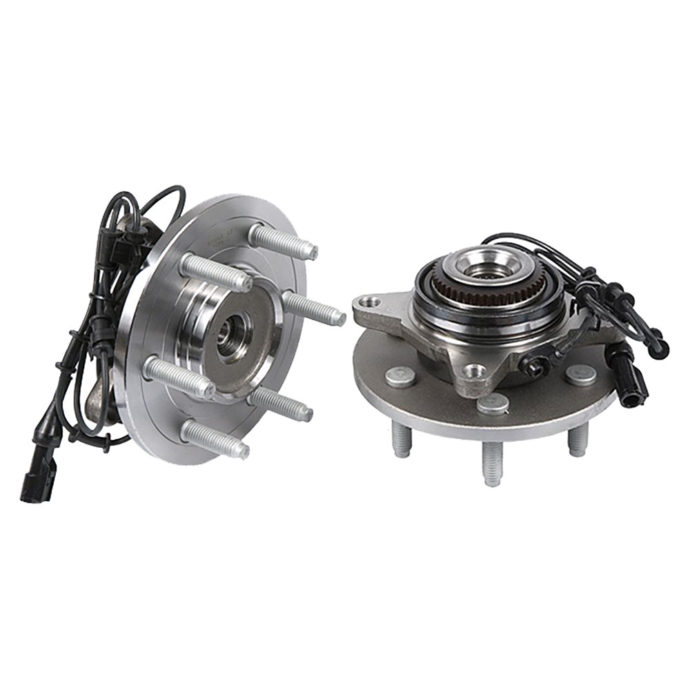 New 2006 Lincoln Navigator Wheel Hub Assembly Kit - Front Pair Pair of Front Hubs - 4WD Models with 4 wheel ABS