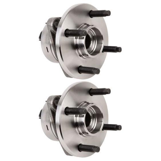 New 2008 Pontiac G5 Wheel Hub Assembly Kit - Front Pair Pair of Front Hubs - 4 Wheel ABS Model