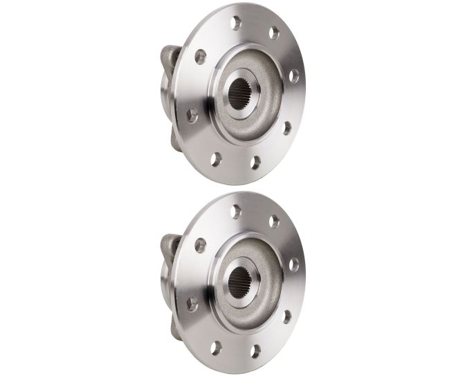 New 1994 Chevrolet Pick-up Truck Wheel Hub Assembly Kit - Front Pair Pair of Front Hubs - Unit without Rotor - K3500 4WD with Single Rear Wheel