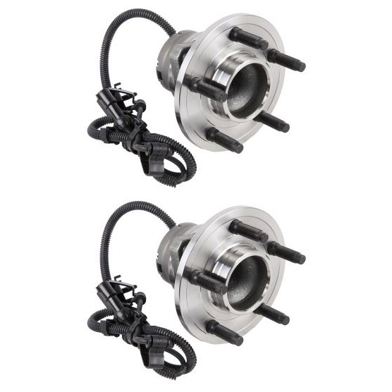 New 2005 Lincoln Town Car Wheel Hub Assembly Kit - Front Pair Pair of Front Hubs - All Models to Production Date 02/23/05