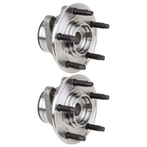 New 2000 Jaguar S-Type Wheel Hub Assembly Kit - Front Pair Pair of Front Hubs - Non-Supercharged Model