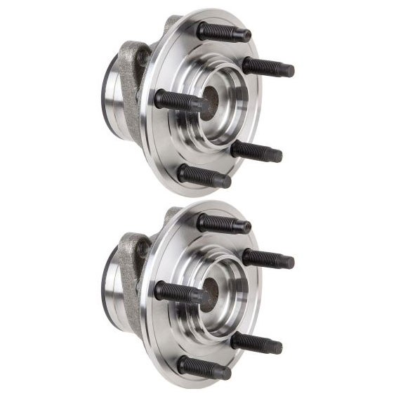 New 2011 Jaguar XF Wheel Hub Assembly Kit - Front Pair Pair of Front Hubs - Rear Wheel Drive Models