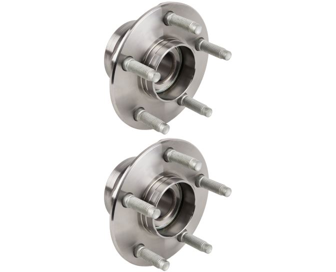New 1997 Ford Taurus Wheel Hub Assembly Kit - Rear Pair Pair of Rear Hubs - Non-ABS Models w/ Drums