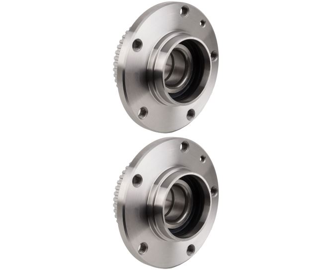 New 1989 BMW 525 Wheel Hub Assembly Kit - Front Pair Pair of Front Hubs - To Feb 1991