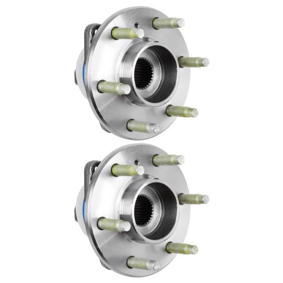 New 2008 Cadillac STS Wheel Hub Assembly Kit - Rear Pair Pair of Rear Hubs - Models with 6 stud hub