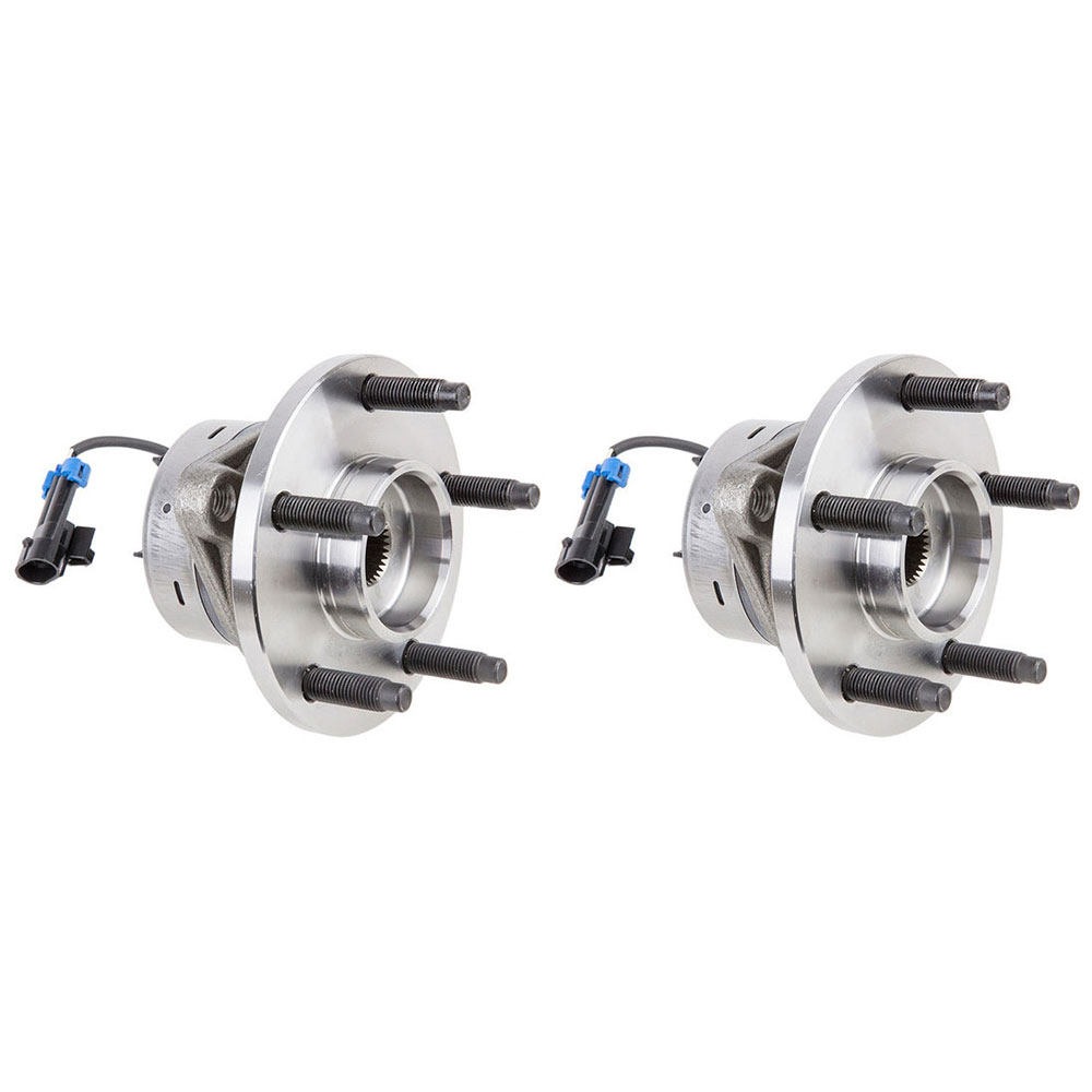 New 2008 Chevrolet HHR Wheel Hub Assembly Kit - Front Pair Pair of Front Hubs - Models with Rear Drum Brakes