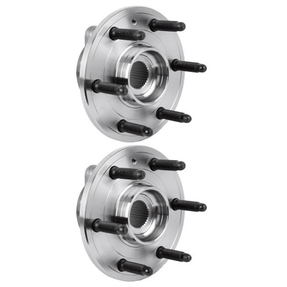 New 2010 Chevrolet Suburban Wheel Hub Assembly Kit - Front Pair Pair of Front Hubs - 4WD 1500 Models - 6 Stud Hub