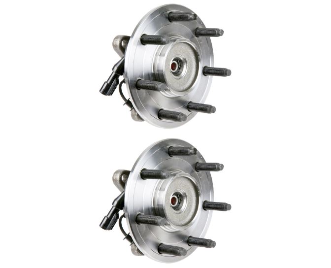 New 2008 Ford F Series Trucks Wheel Hub Assembly Kit - Front Pair Pair of Front Hubs - F150 4WD - 7 Stud Models
