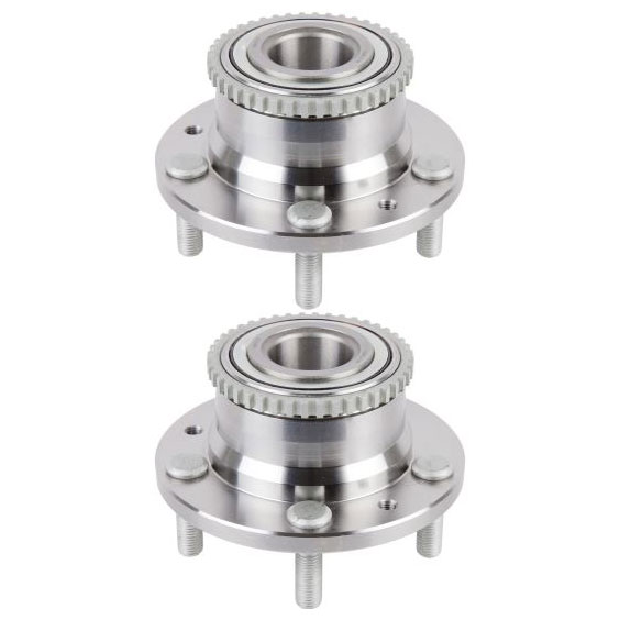 New 1989 Mazda MPV Wheel Hub Assembly Kit - Front Pair Pair of Front Hubs - RWD Models with ABS